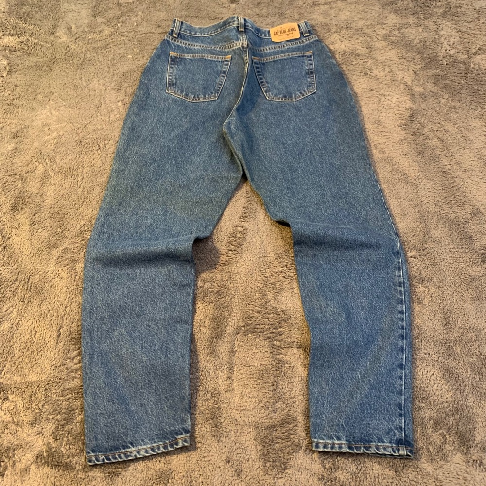 Vintage 90s‎ Gap Blue Jeans High Waisted Denim Made in USA 14 Reg
